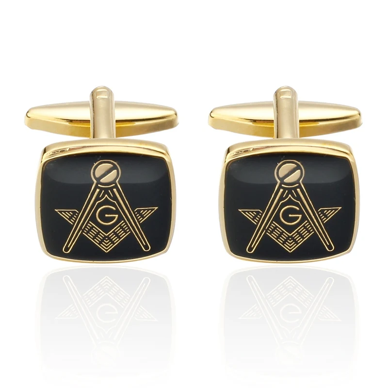 Роскошные Рубашки мира запонки в виде карты для мужчин бренд манжеты Кнопка de