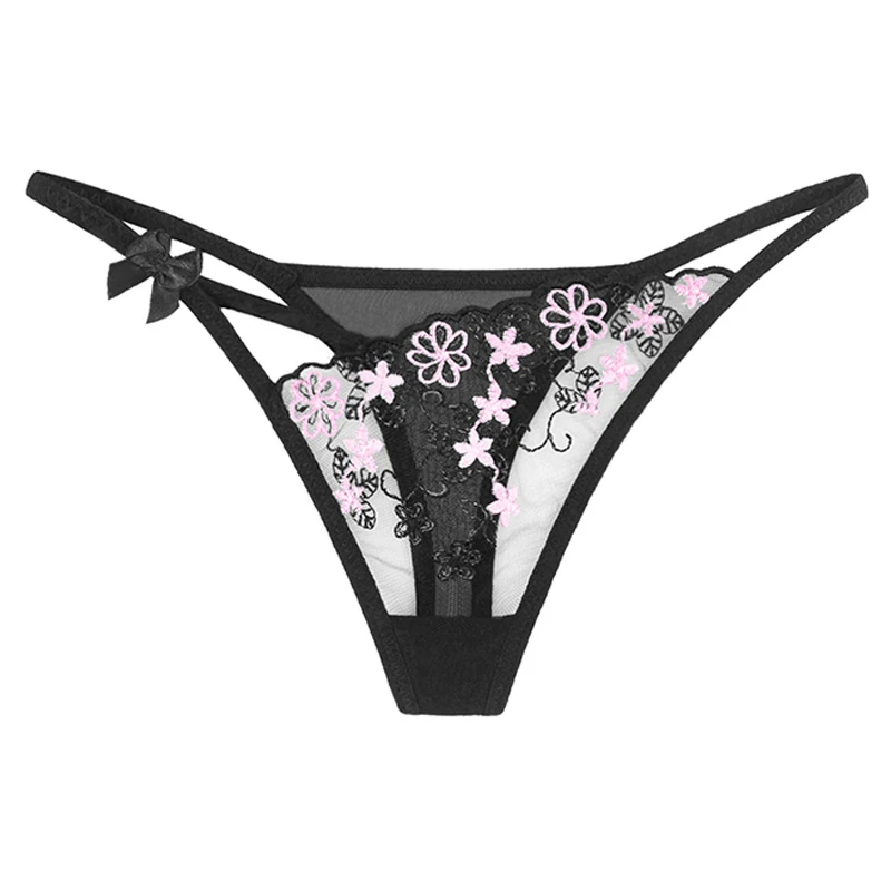 Нижнее белье женские сексуальные трусики прозрачные кружевные ажурные