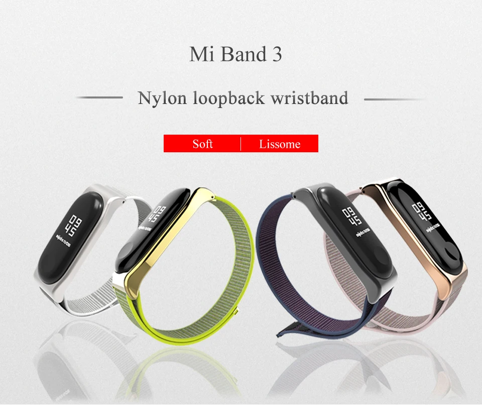 Нейлоновый ремешок на запястье для Xiaomi mi band 4, браслет Correa mi Band 4, ремешок для Xiaomi mi band 3, аксессуары для умных часов Pulseira