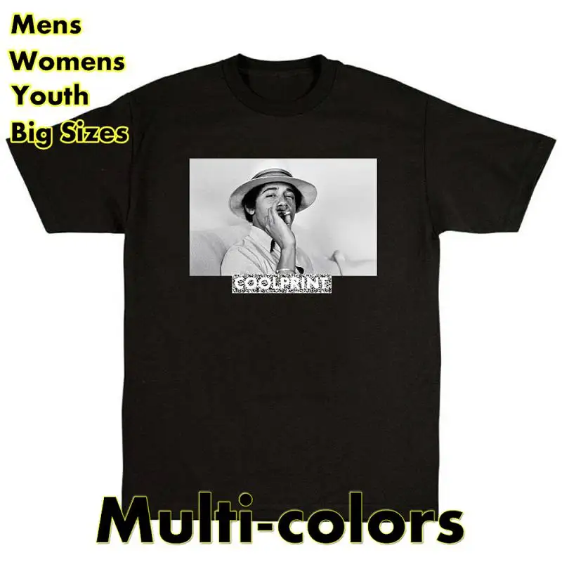 

Obama Smoke T Shirts Oversized Mens Fashion Originality Graphic Shirts