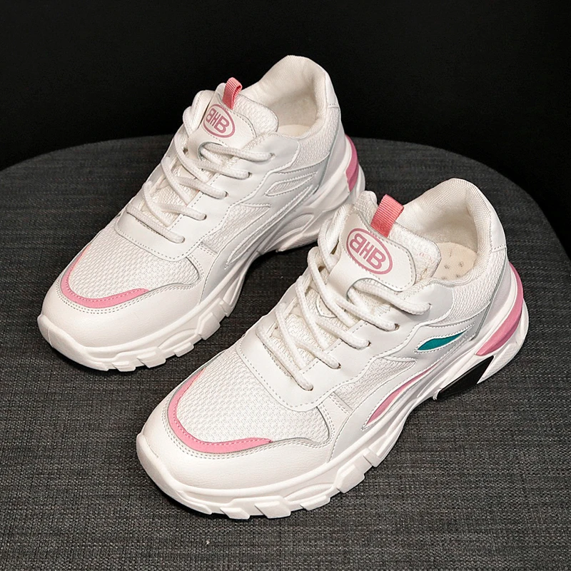 Новинка 2019 года Модные женские весенние воздухопроницаемые кроссовки женская