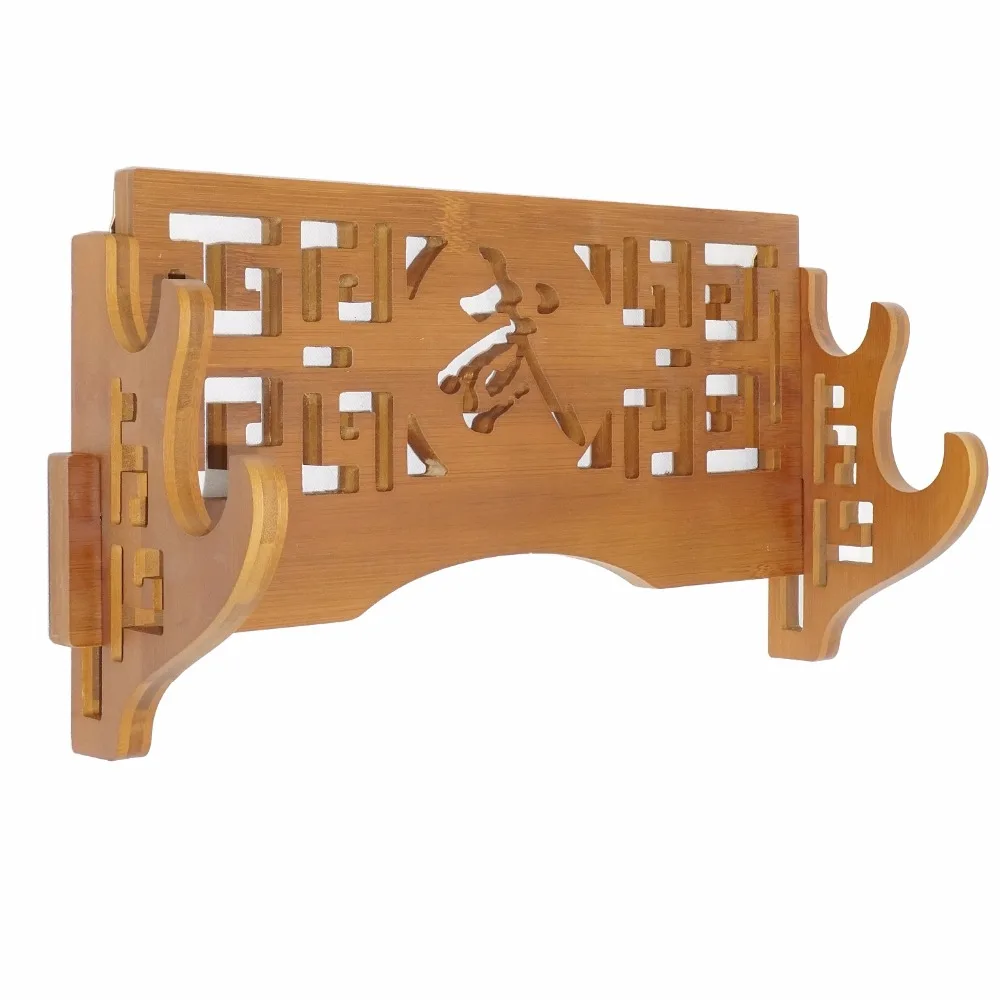 Бамбуковый держатель для меча настенное крепление подставка катаны Wakizashi Genji