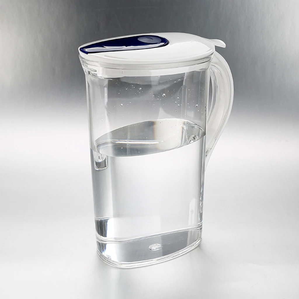 

Plastic Jug Pitcher with Lid Water Jug for Cold Water Beverage Juice 2.1L