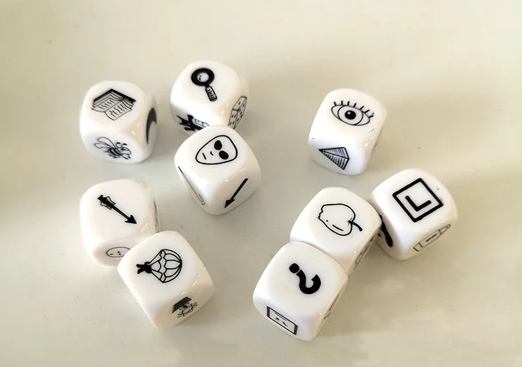 Настольная игра История паззл с игральными кубиками рассказывающая история