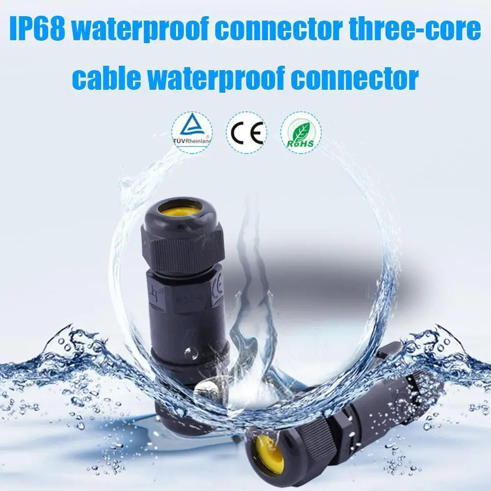 

IP68 Waterproof Electrical Cable Connector, Retardant Junction Box, M16, 2/3 Pin, 3.5-10.2mm, 300V, 10A