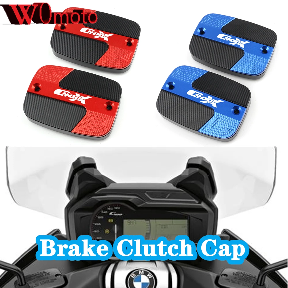 

For BMW C400X C 400X 2019-2022 New Motorcycle CNC Aluminum Front Brake Clutch Fluid Reservoir Cap Tank Cover With Logo C400 X