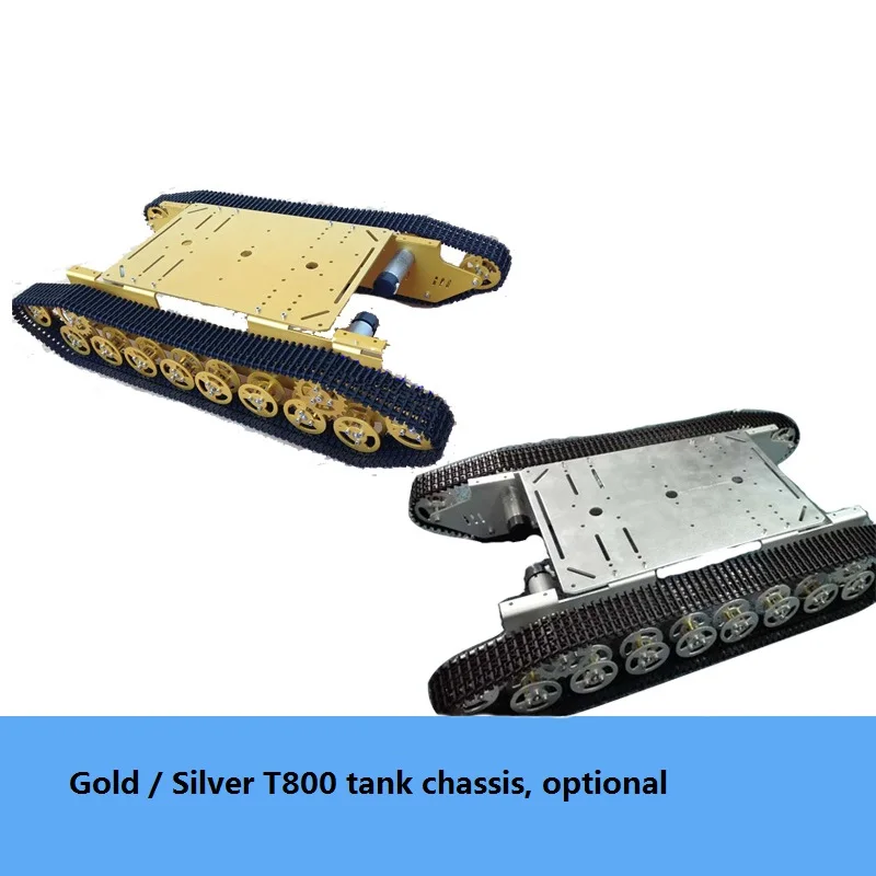 DIY 4WD металлический бак большой T800 умный гусеничный робот на платформе 4 шт. мотор