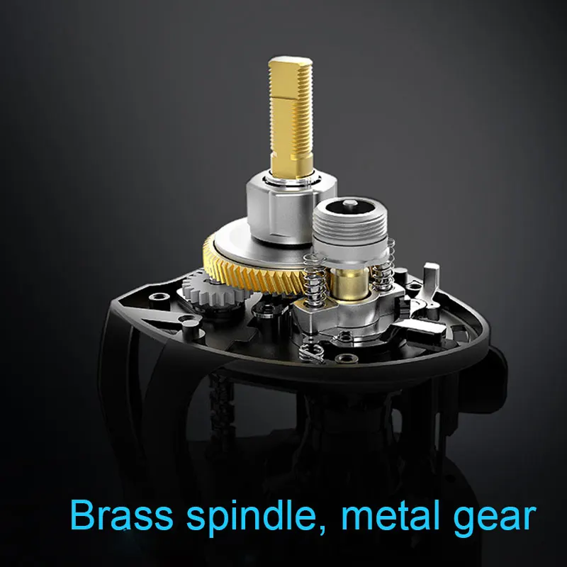 

Hot Selling Low Profile Reel Magnetic Brake Double Line Cup Metal Fishing Reel with EVA Handle