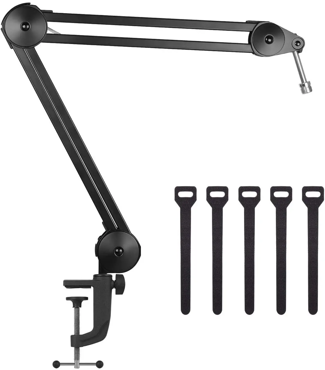 Suporte do Braço do Microfone Resistente do Microfone do Braço do Microfone Estandes do Crescimento com Grampo do Microfone e Laços do Cabo para o Azul Suporte Suspensão Scissor para Azul y o
