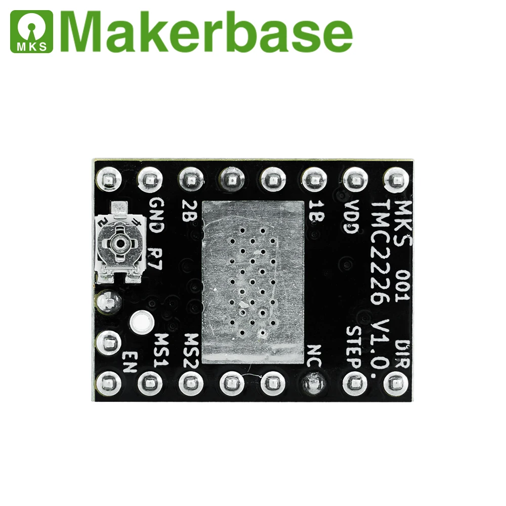 Драйвер шагового двигателя Makerbase MKS TMC2226 2226 StepStick детали для 3D-принтера 2 5 А UART