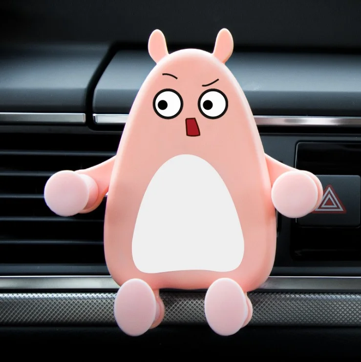 

The new tablet holder creative cartoon gravity mobile phone holder car air outlet car phone holder