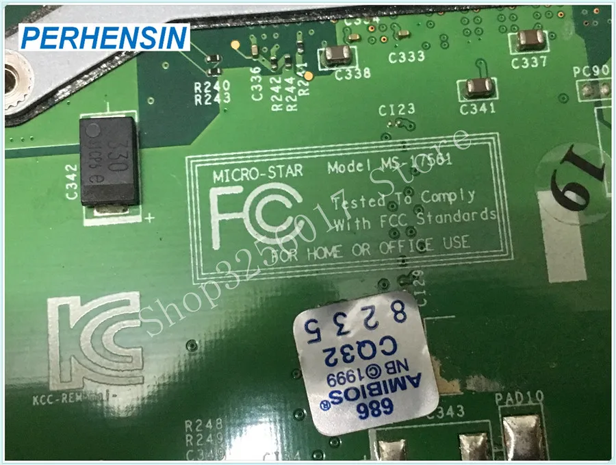 Материнская плата для ноутбука MSI GE70 материнская MS-17561 DDR3 PGA 989 N13E-GE-A2 GT660M 100%