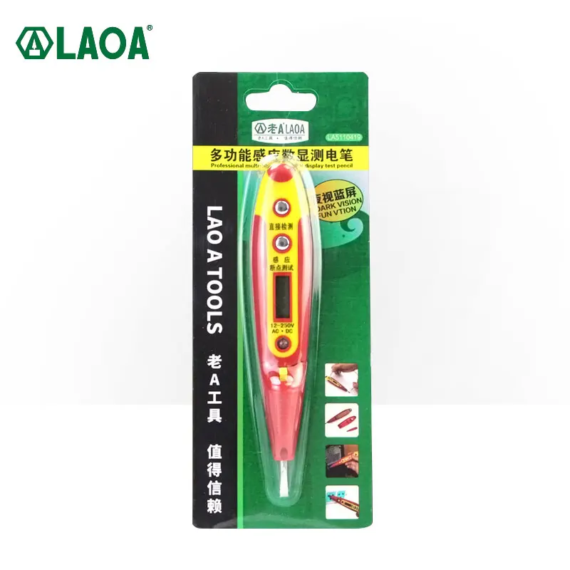 LAOA multifunction Digital Display Electrical PenTester Electroprobe AC/DC LCD Voltage Tester Free Shipping | Инструменты