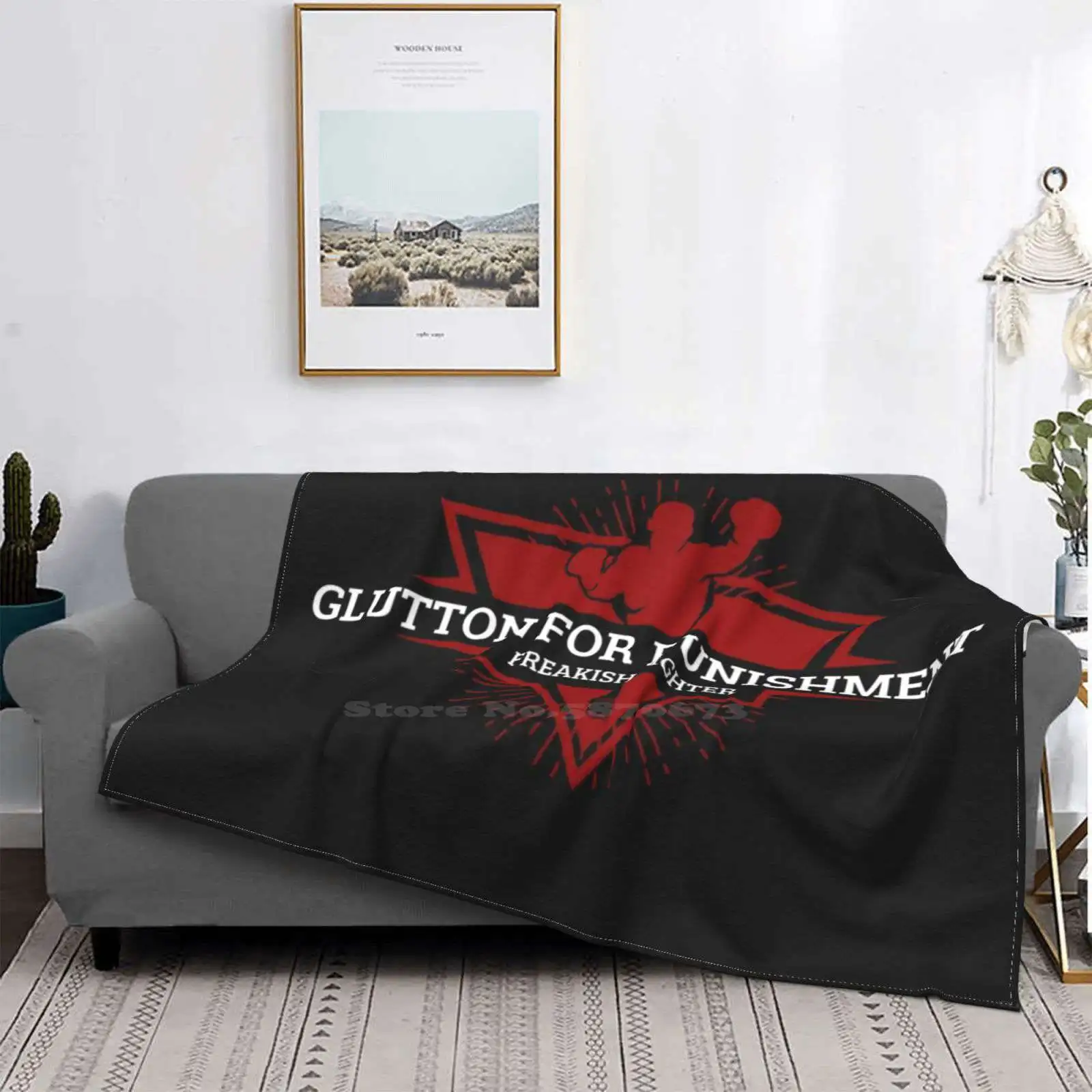 Модное мягкое теплое одеяло Glutton боксерские монеты Муай Тай кикбоксинг боевые