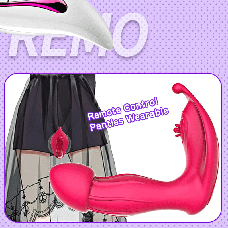 GUIMI носимые бабочки фаллоимитатор вибратор дистанционное управление G Spot женская