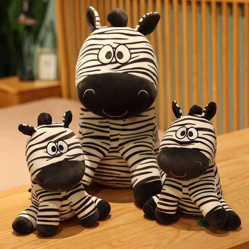 

Cute Cartoon Creative Zebra Plush Toy Doll Pillow Sofa Decoration Ornaments Child Kawaii Toy Girlfriend Birthday Companion Gift