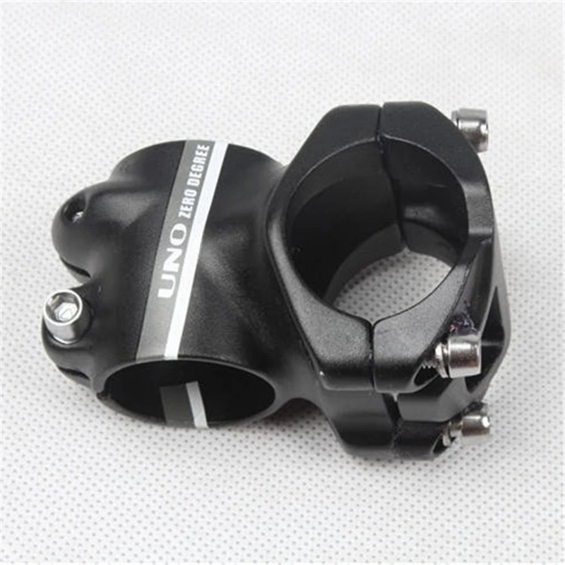 Aluminum Alloy Red/gary Logo Short Stem Uno Mtb Bike 0 Degree 35/45mm Black For 31.8mm Handlebar 28.6mm Fork