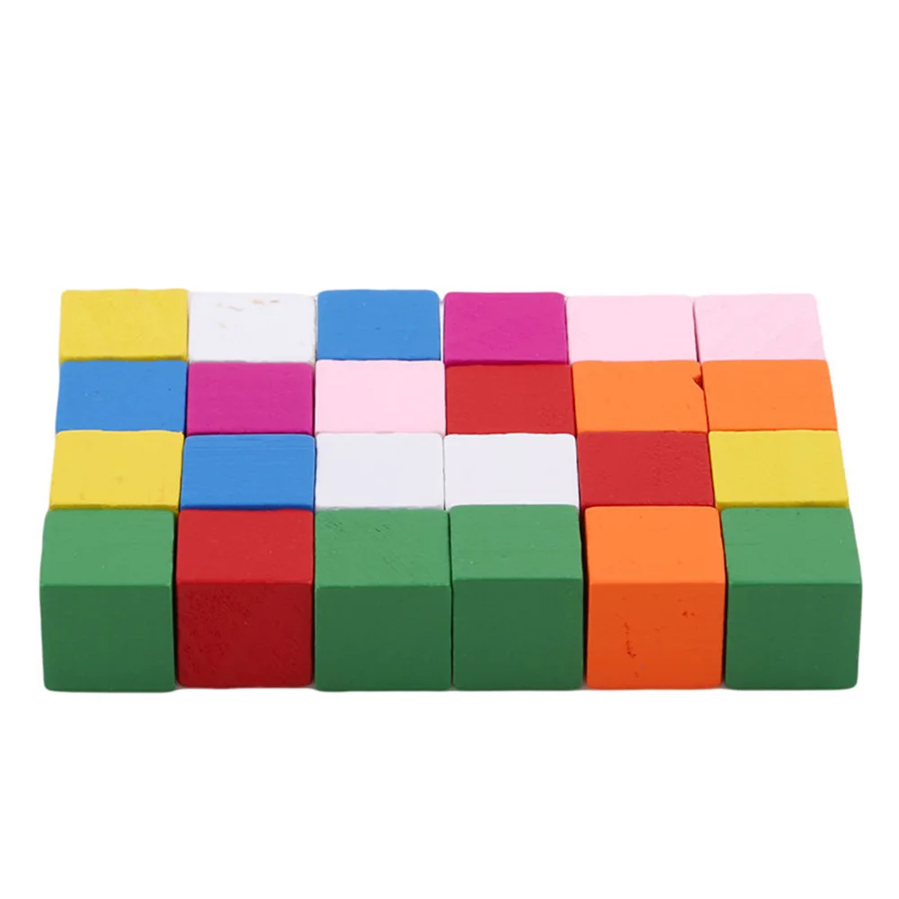 

26-50pcs/set Kid Wooden Mini Castle Building Brick Blocks Geometric Shape Educational Toys Assembled Game Environment Friendly