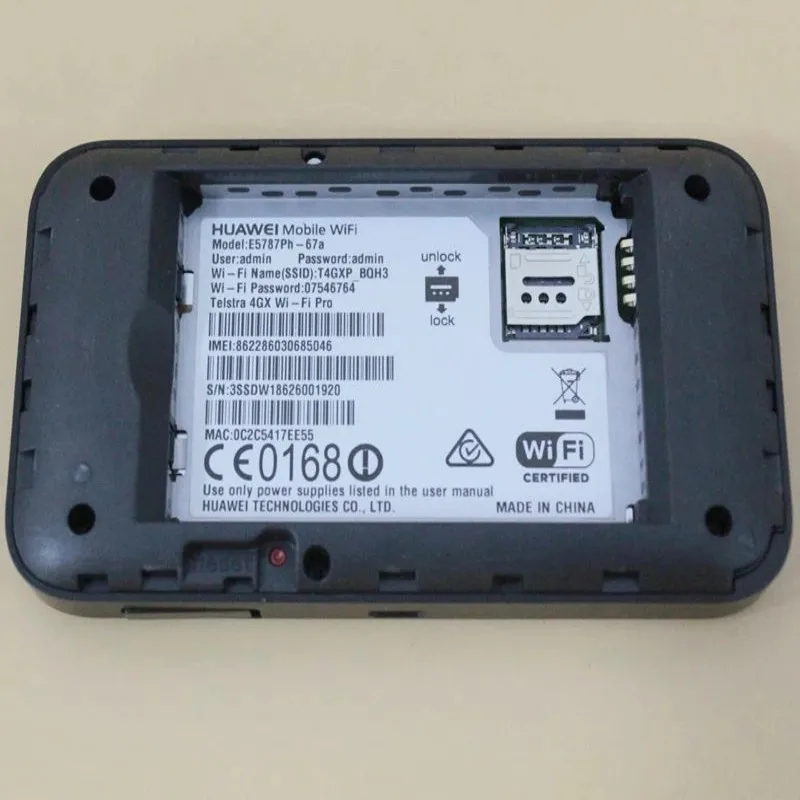 Unlocked Huawei E5787 E5787Ph-67a LTE Cat6 Mobile WiFi Hotspot 3000mAh battery +2PCS ANTENNA