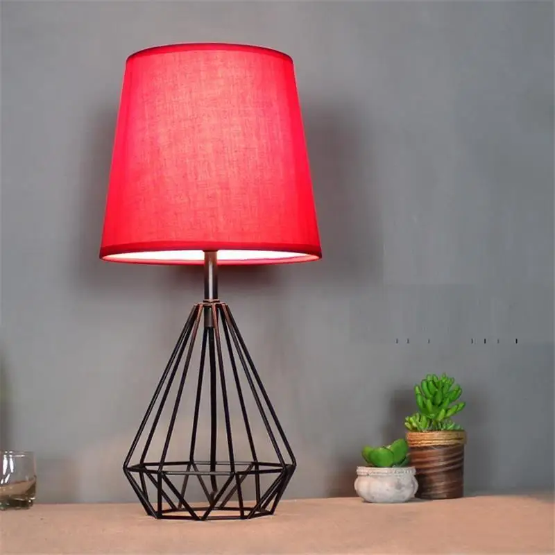 Lampada Comodino лампа Cabeceira Tischlampe El Dormitorio Luminaria Lampara De Mesa Abajur Para Quarto Настольный