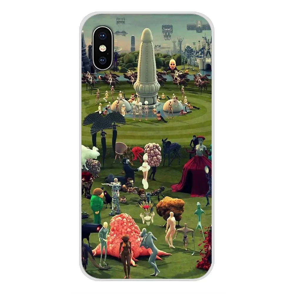 For Apple iPhone X XR XS MAX 4 4S 5 5S 5C SE 6 6S 7 8 Plus ipod touch Garden Of Earthly Delights Soft Transparent Shell Case | Мобильные
