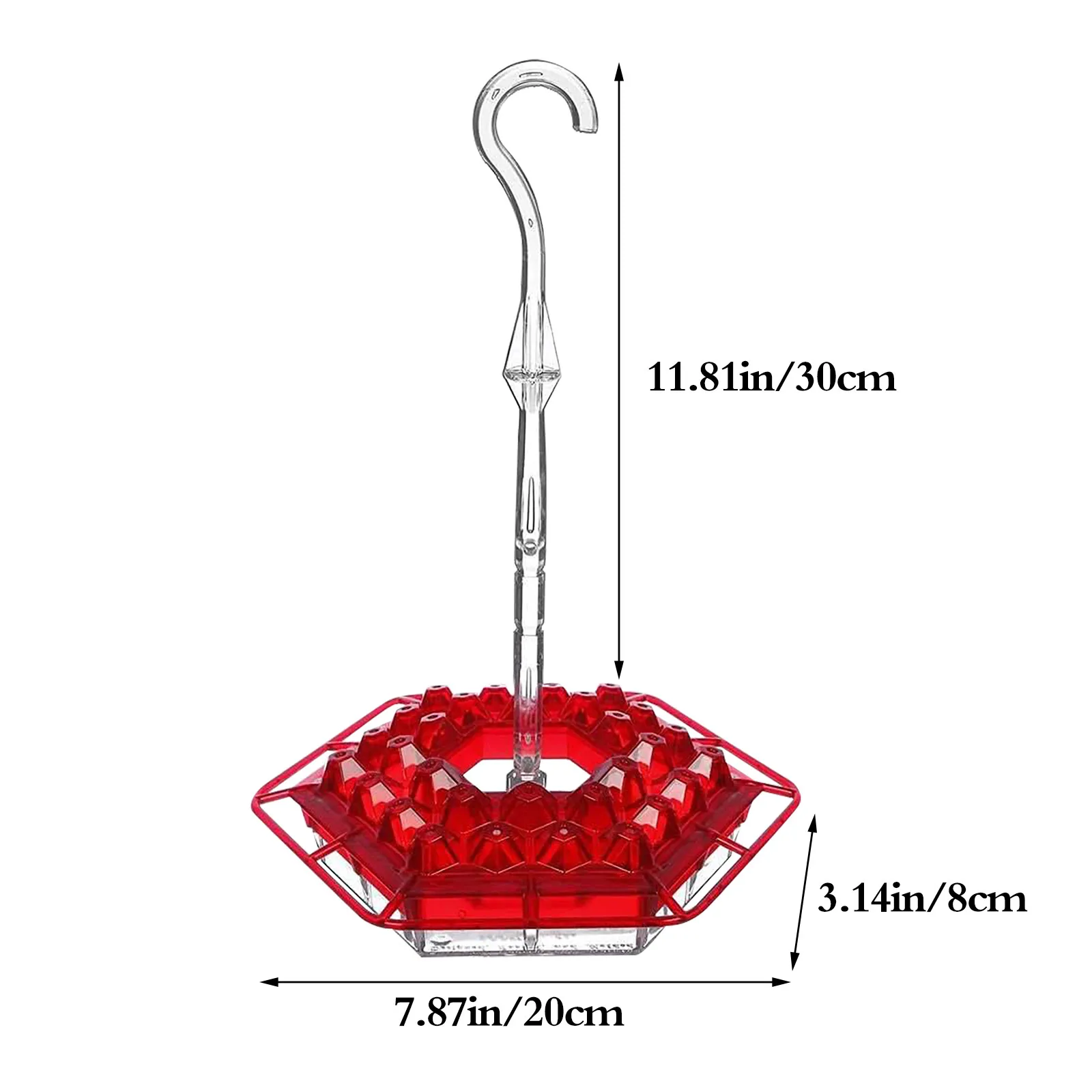 

Hummingbird Feeder - Easy To Clean,with 30 Feeding Ports,Hummingbird Feeders,for Outdoor Hanging Yard Garden Decoration