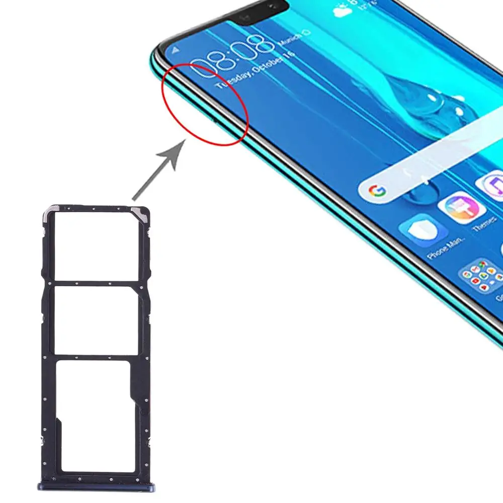 Лоток для sim-карт + лоток карт SD Micro huawei Y9 (2019) | Мобильные телефоны и аксессуары