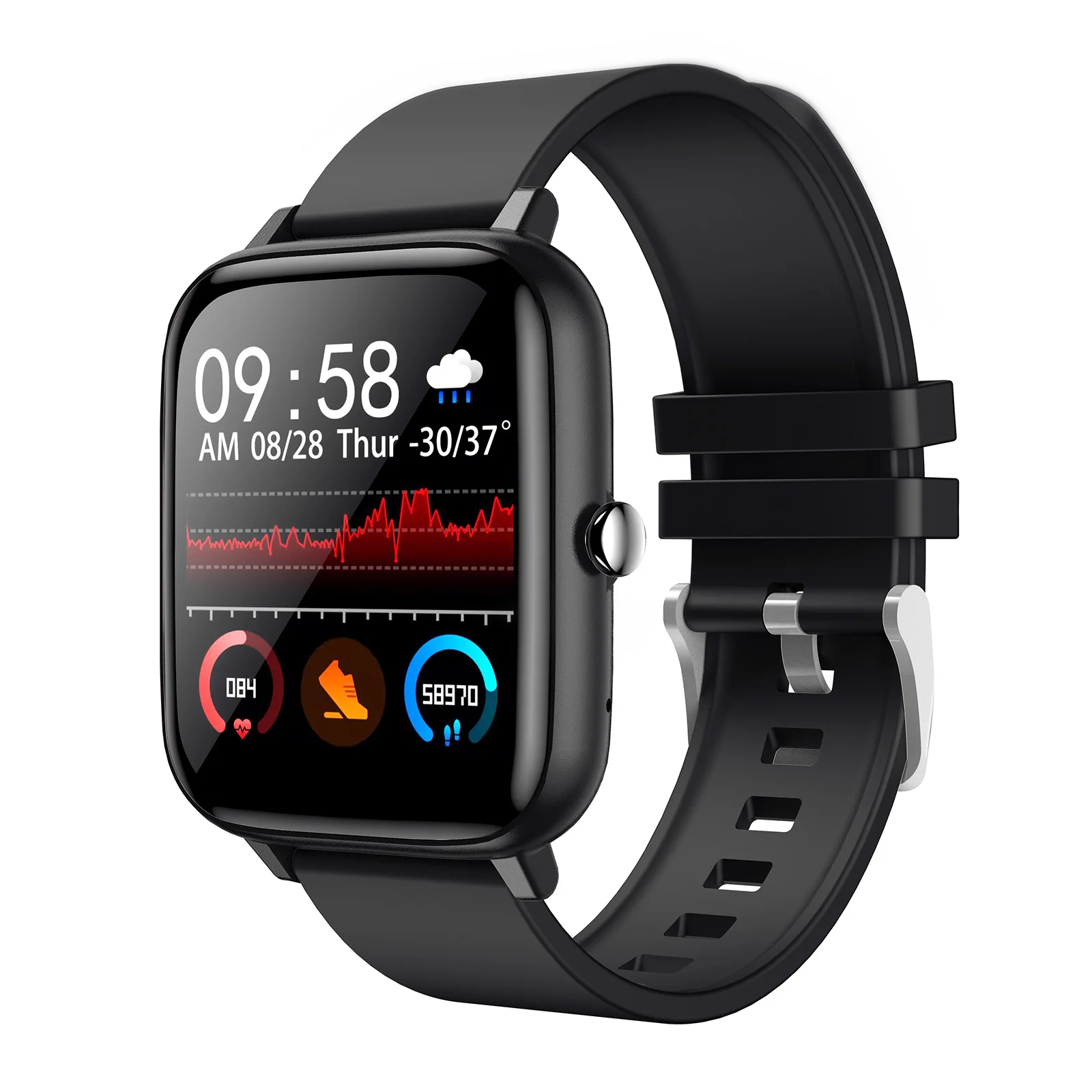 

P6 BT Call Smart Bracelet IP67 Waterproof Custom Dial/3 Menu Styles Sleep/Heart Rate/Blood Pressure Monitor Multiple Sports Mode