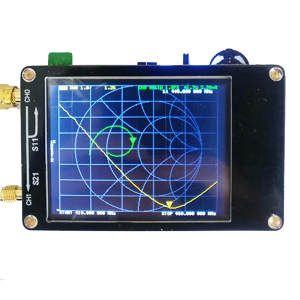 Nano VNA антенный анализатор портативный сетевой короткая волна MF HF VHF ПК управление