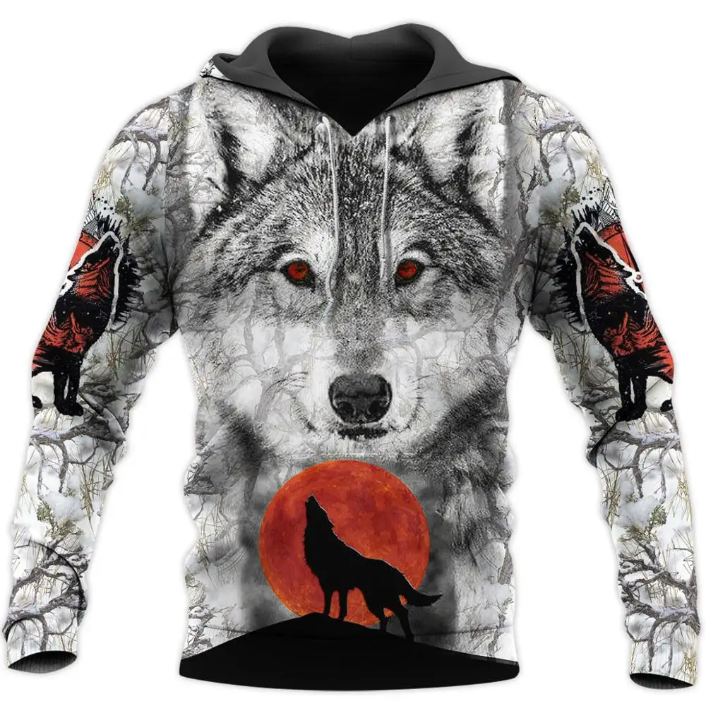 

Толстовка Мужская/женская с 3D-принтом волка, уличная одежда в стиле Харадзюку, пуловер на молнии, свитшот, повседневная куртка унисекс, стил...