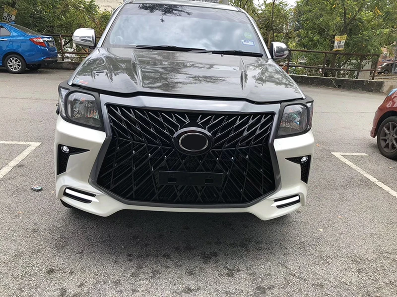 Наборы кузова для автомобиля Hilux Vigo передний и задний бампер декоративный Диффузор крышка боковая юбка LX модифицированный комплект Неокрашенный