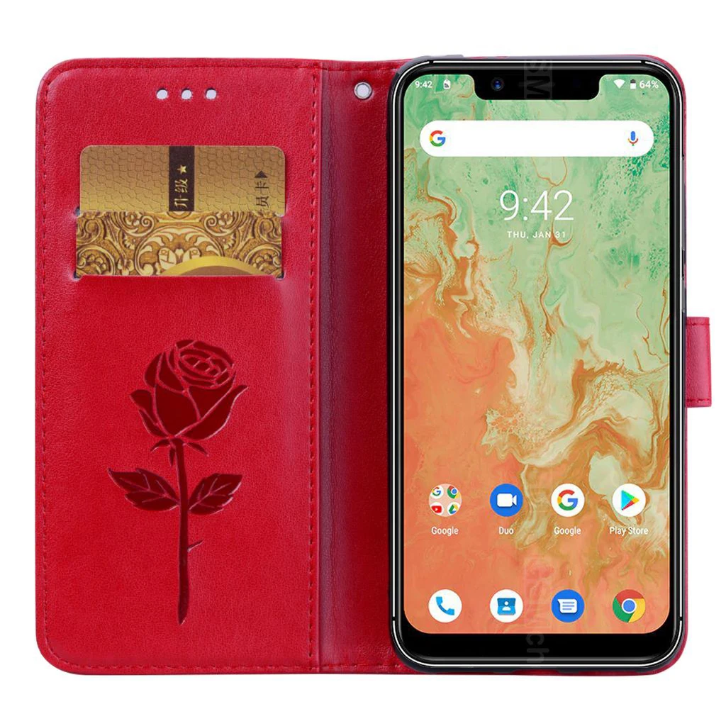 Для UMIDIGI A3 Pro Чехол Защита Стенд Стиль из искусственной кожи с откидной крышкой