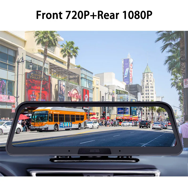 Full HD 1080P 10 &quotАвтомобильный видеорегистратор DVR Камера зеркало 2 ГБ + 32 Android Wifi GPS