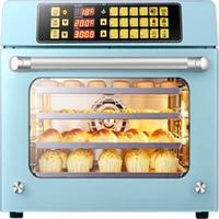 ukoeo t45 convection oven hot wind cycle baking stove 45l home ulation drying stove 2000w stainless steel steam oven with fan