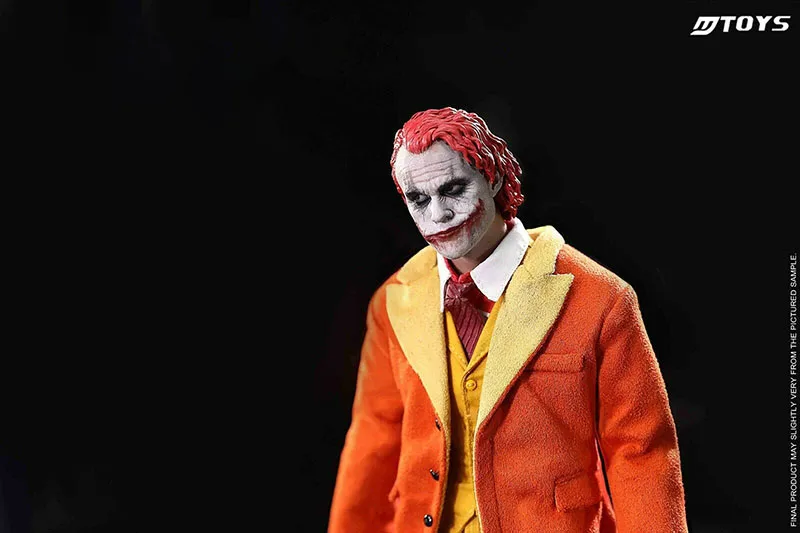 

1/6 Uncle Joker Burger Man Vers Heath Ledger Figure Model MTOYS MS018 12'' Male Soldier Action Body Full Set Toys for Collection