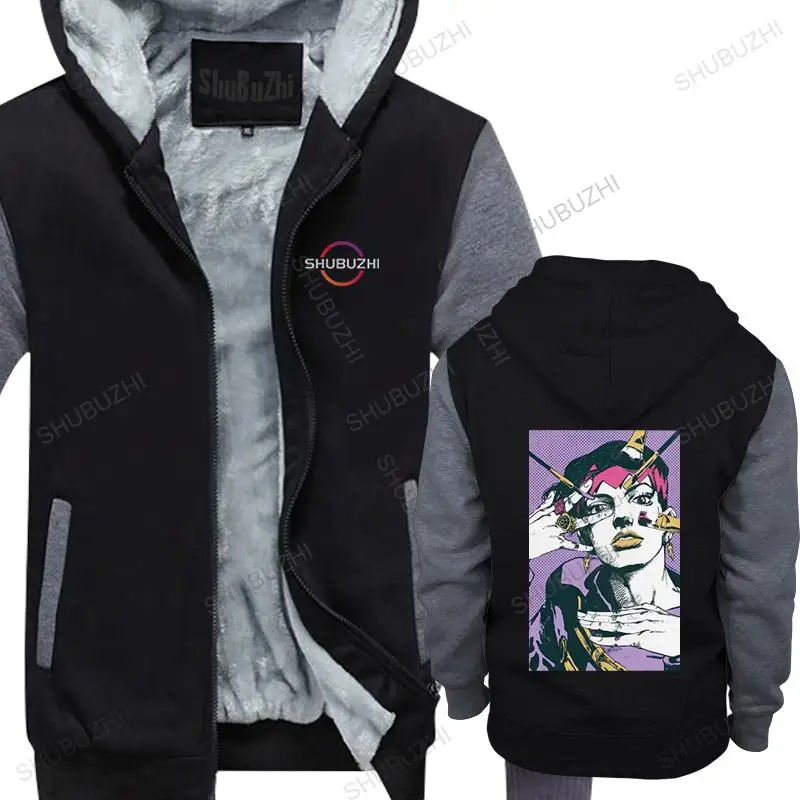 

Classic Rohan Kishibe hoodies Men Jojos Bizarre Adventure Anime Jjba Manga thick hoodies Cotton fleece Tops Clothes Merch