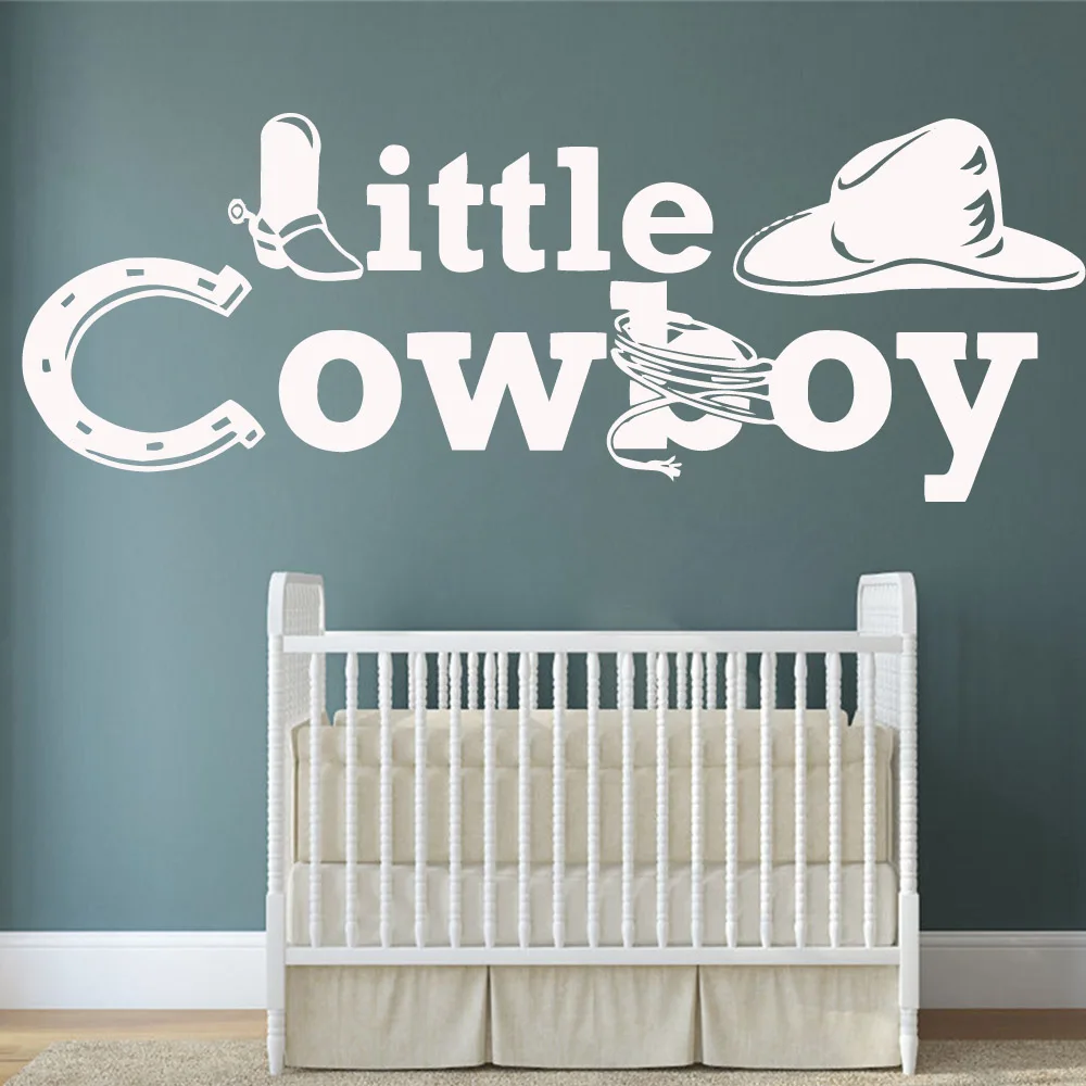 

Free shipping cowboy Wall Art Decal Decoration Fashion Sticker for Living Room Company School Office Decoration Accessories