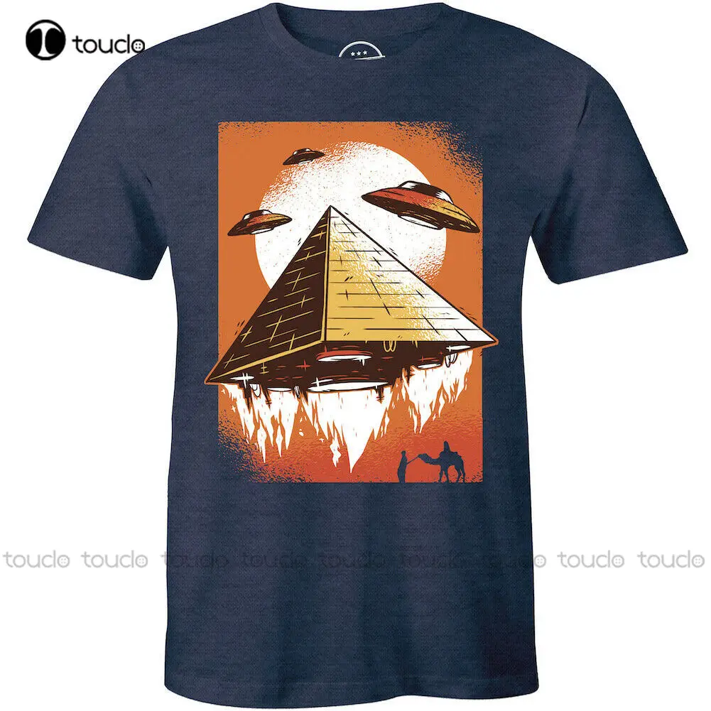 

Новинка футболка с изображением инопланетянина НЛО эгпии и пирамиды 51, Подарочная Мужская футболка, мужские спортивные футболки унисекс