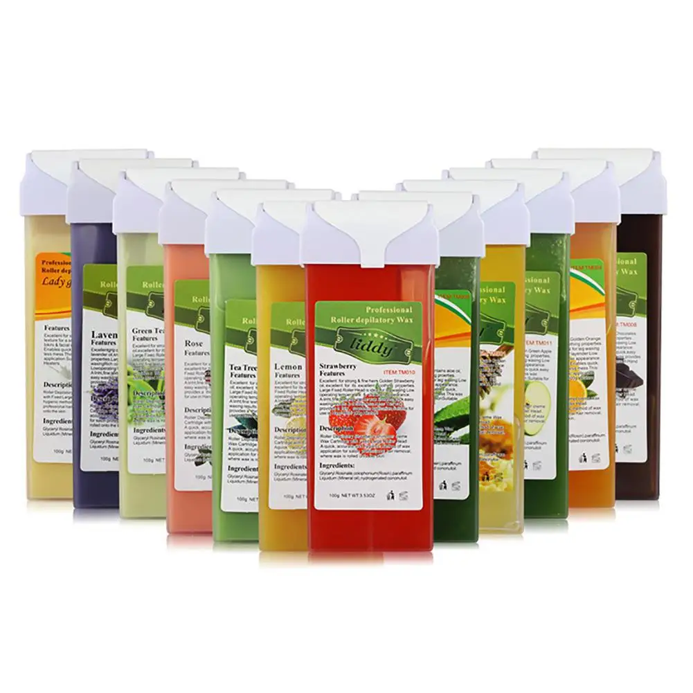 100 г клубника алоэ чайное дерево воск бобы депиляция полоски для удаления волос
