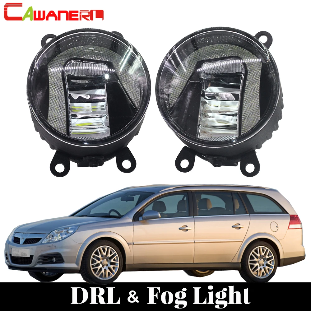 Cawanerl для Opel Vectra C 2002 2008 Автомобильный светодиодный противотуманный светильник DRL