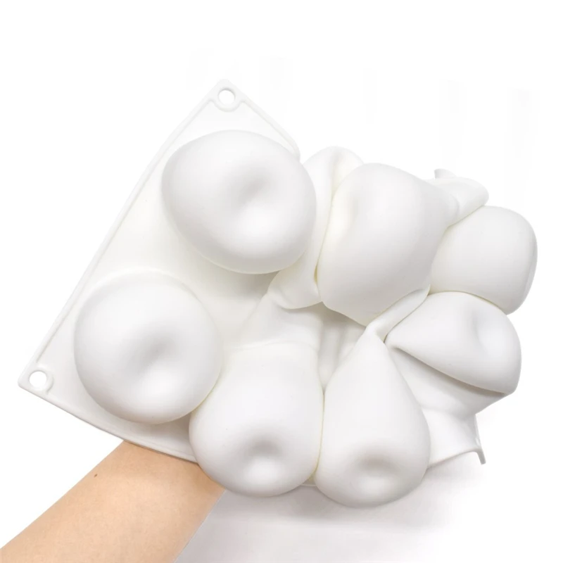 Чистый красный 3D желе Apple французский десерт выпечки инструменты DIY