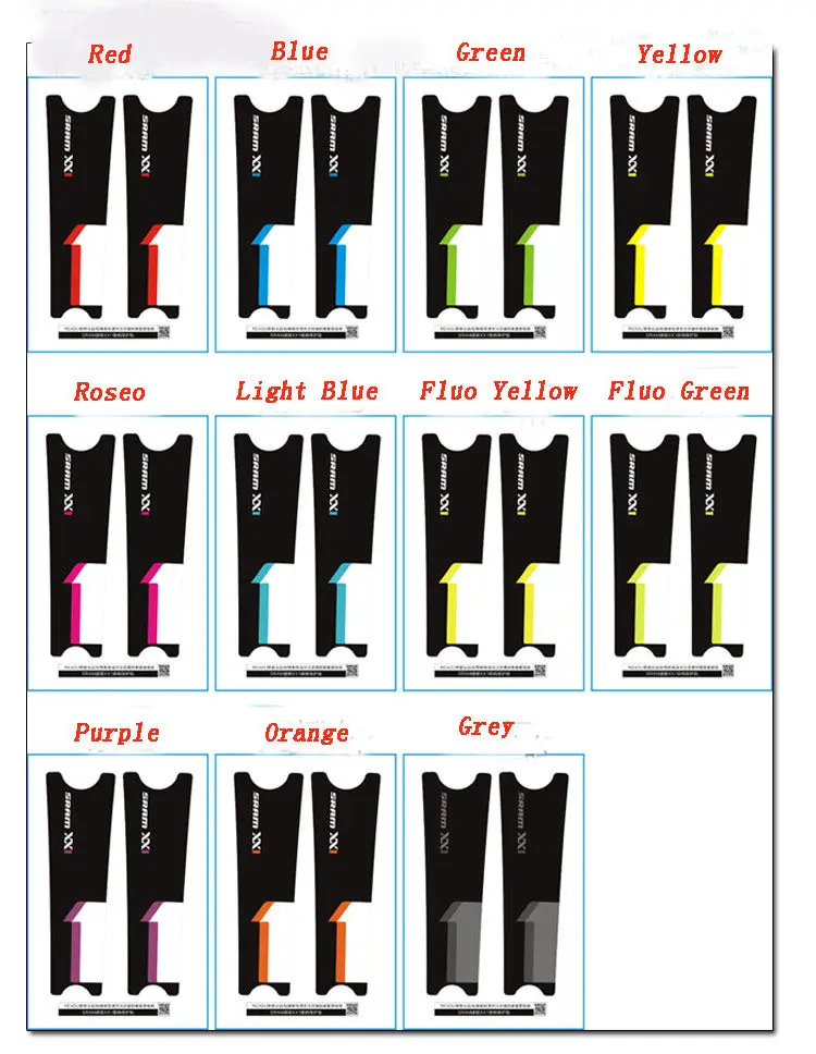 Защитные наклейки SRAM XX1 для горного велосипеда с рукояткой бесплатная