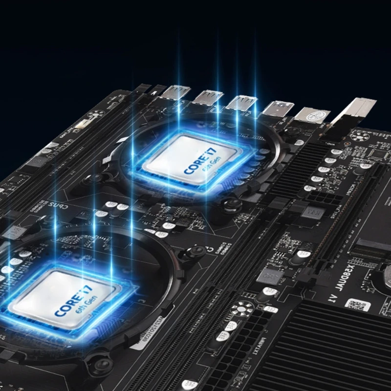 

X58 Dual Motherboard USB2.0 PCI-E 16X 128G X58 2.0*4 Motherboard NVME M.2