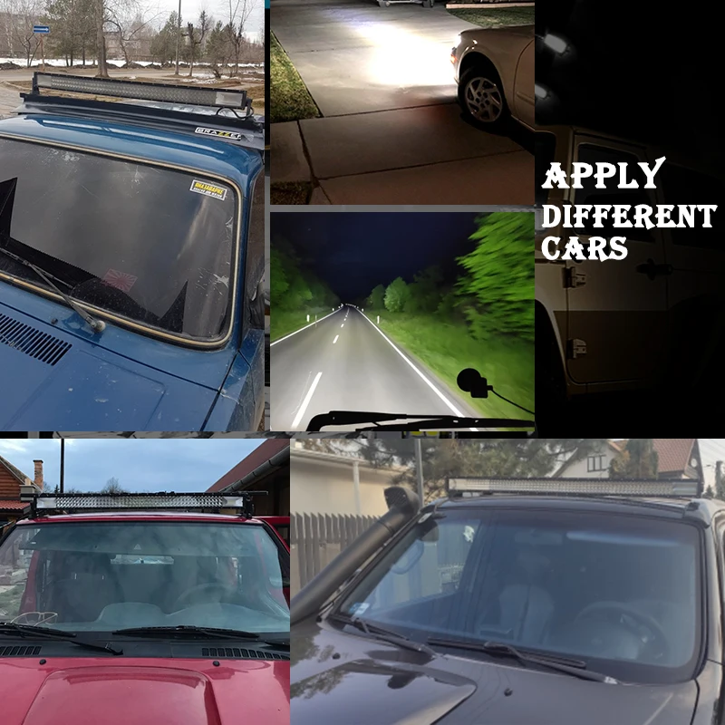 

VISORAK Truck LED Light Bar 22" 32" 42" Inch Spot Flood Combo Lamp 12V 24V Off Road Led Bar For Car 4X4 Tractor ATV SUV Auto