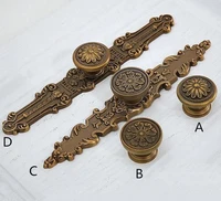 dresser knobs handles drawer knobs pulls handles backplate kitchen cabinet handles antique brass ornate furniture door handles
