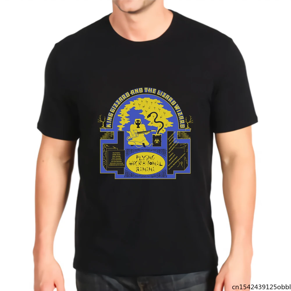 

Printed T-shirt New Fashion King Gizzard Flying Microtonal Banana Top Mens Loose Customization