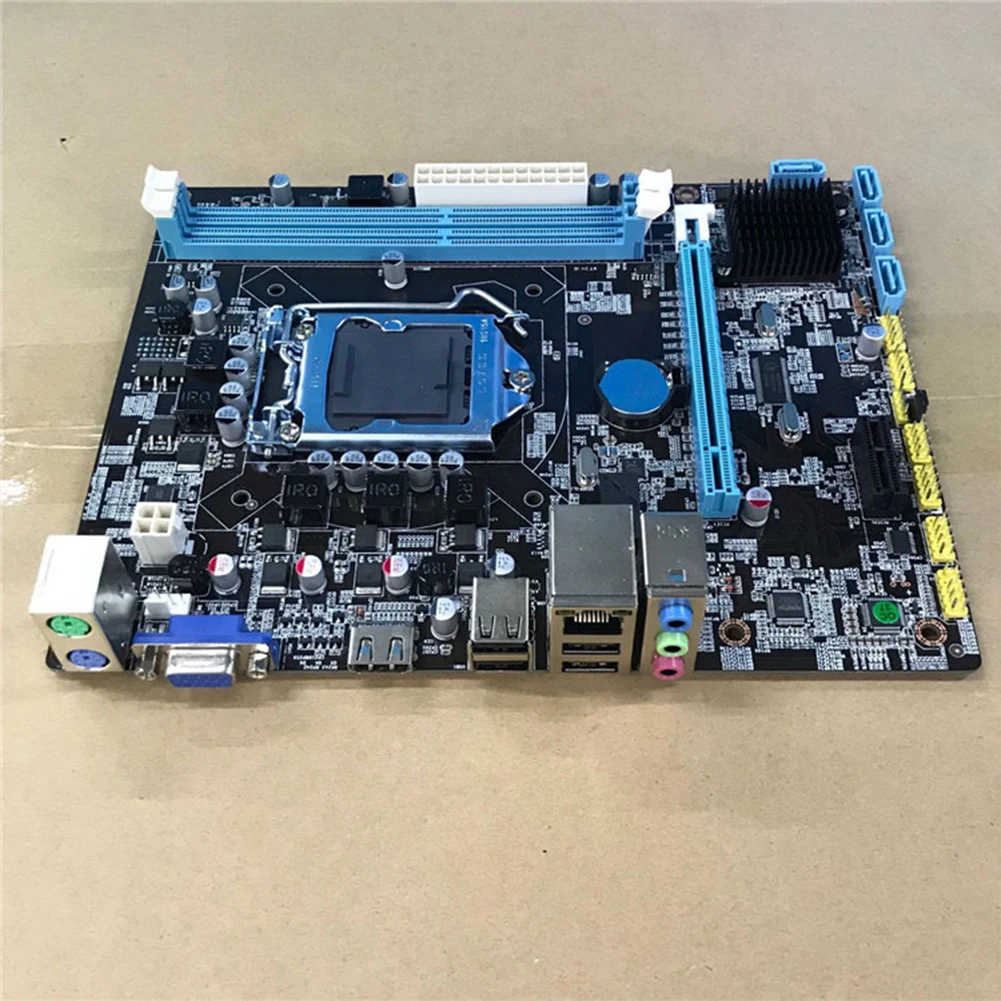 Микро ATX LGA 1156 материнская плата DDR3 ПАМЯТЬ VGA HDMI для Intel H55 LGA1156 I3 I5 I7 ЦП Xeon