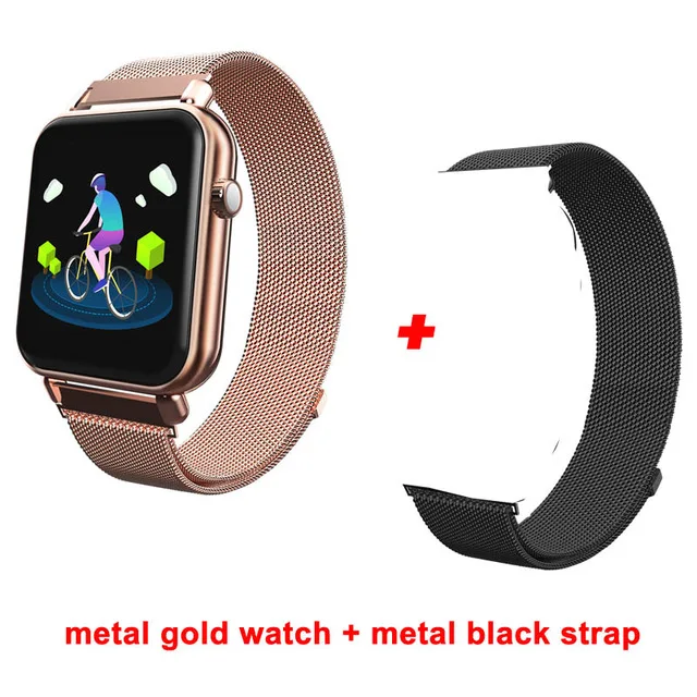 gold add black Y6 Pro, умный Браслет, пульсометр, измеритель артериального давления, кислородный монитор, умные часы, IP67, водонепроницаемые, мульти спортивные, фитнес-трекер, браслет - Цвет: gold add black