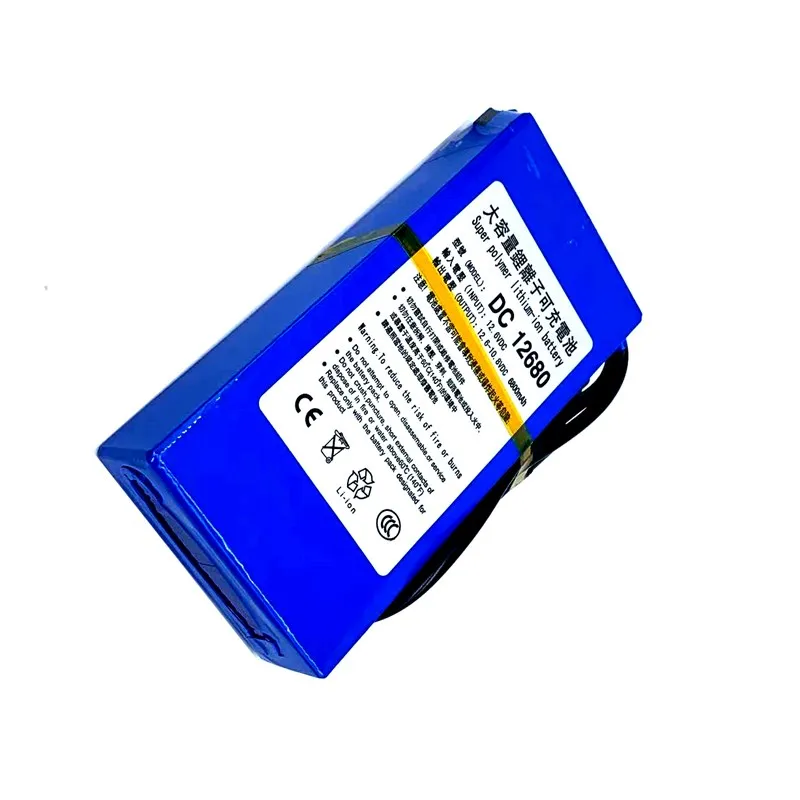 

2021 latest style DC 12V 6800mah, rechargeable lithium battery pack 12.6V wireless infrared detector + charger