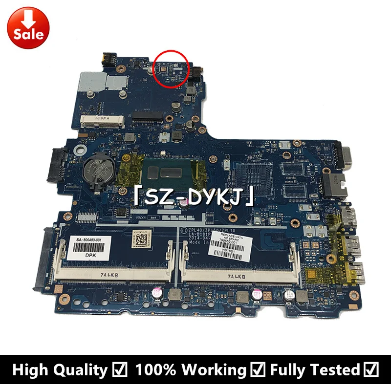 

Для HP probook 450 G2 450-G2 Материнская плата ноутбука i5-5200U ZPL40 ZPL50 ZPL70 LA-B181P 799552-601 799552-001 799552-501 Материнская плата